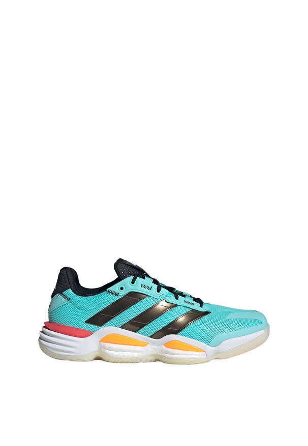 Adidas - Buty Stabil 16 Indoor. Kolor: czerwony, niebieski, wielokolorowy, czarny. Sport: turystyka piesza, koszykówka