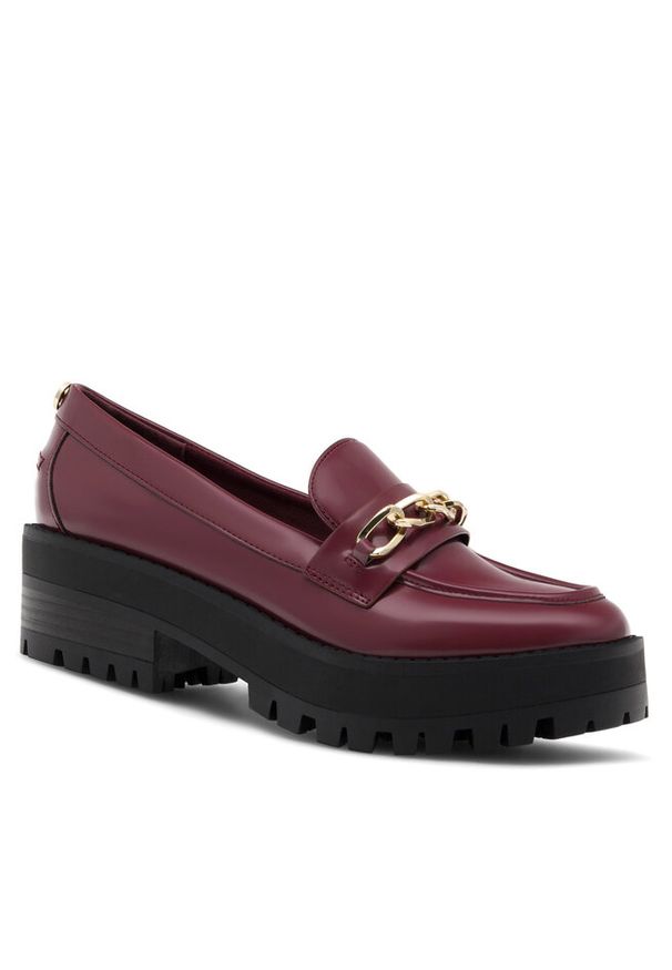 Loafersy Nine West. Kolor: czerwony