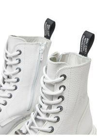 NEW ROCK Glany M-MILI083CM-C56 Biały. Kolor: biały. Materiał: skóra. Styl: rockowy #6