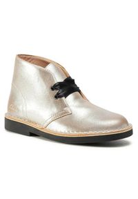 Clarks Botki Desert Boot 2 261556684 Srebrny. Kolor: srebrny. Materiał: skóra #9