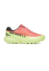 Męskie buty do biegania w terenie Merrell Agility Peak 5. Kolor: żółty, pomarańczowy, wielokolorowy, zielony