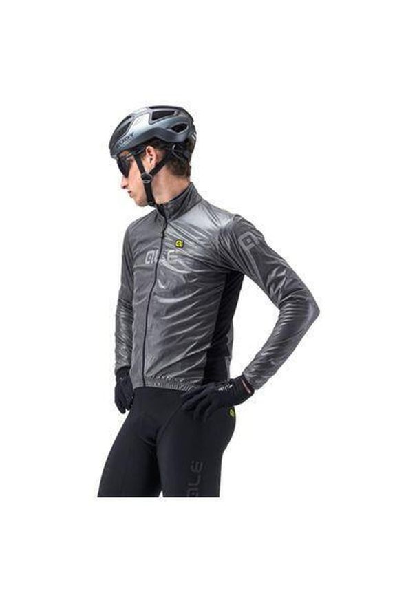 ALÉ CYCLING - Kurtka rowerowa męska Alé Cycling Klimatik Guscio Black Reflective. Kolor: czarny