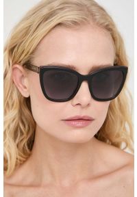 Carolina Herrera okulary przeciwsłoneczne damskie kolor czarny. Kolor: czarny #5