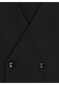 Pako Lorente - PAKO LORENTE – Czarna dwurzędowa kamizelka męska. Okazja: na ślub cywilny, na wesele. Kolor: czarny. Styl: elegancki, młodzieżowy #4