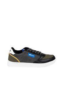 Gas Sneakersy "Jeb NBX" | GAM224124 | Jeb NBX | Mężczyzna | Zielony. Kolor: zielony. Materiał: skóra ekologiczna. Wzór: aplikacja #4