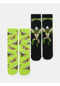 Sinsay - Wzorzyste skarpetki 2 pack Gremlins - wielobarwny