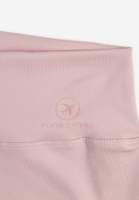 Renee - Różowe Szorty Kolarki High Waist Marerila. Okazja: na co dzień. Stan: podwyższony. Kolor: różowy. Długość: krótkie. Styl: sportowy, casual #5
