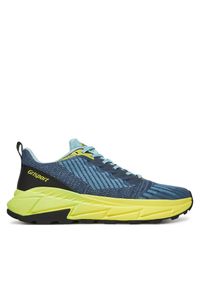 Sneakersy Grisport. Kolor: niebieski