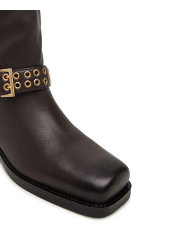 Liu Jo Kozaki Roxy 02 SF5049 P0102 Brązowy. Kolor: brązowy. Materiał: skóra