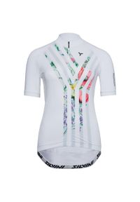 Silvini - Koszulka rowerowa (z krótkim rękawem) damska SILVINI Women Jersey CALNIA. Kolor: biały. Materiał: jersey. Długość rękawa: krótki rękaw. Długość: krótkie