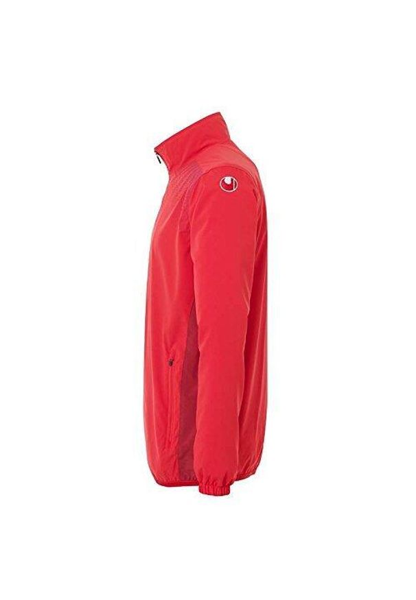 UHLSPORT - Kurtka prezentowa dla dzieci Uhlsport Goal. Kolor: czerwony. Sport: piłka nożna