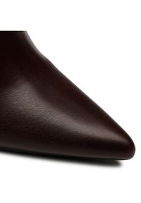 Jenny Fairy Botki LS5629-11 Bordowy. Kolor: czerwony. Materiał: skóra #4