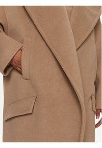 Imperial Płaszcz przejściowy KG26GGW Brązowy Oversize. Kolor: brązowy. Materiał: syntetyk #3