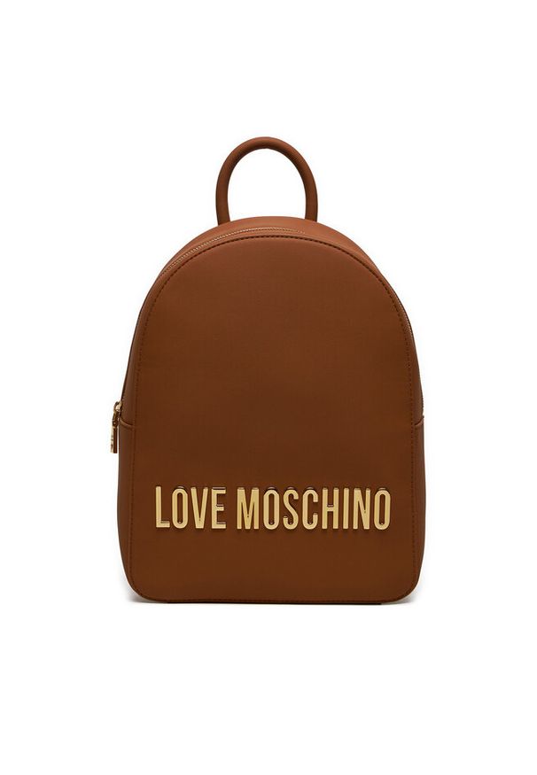 Love Moschino - Plecak LOVE MOSCHINO. Kolor: brązowy