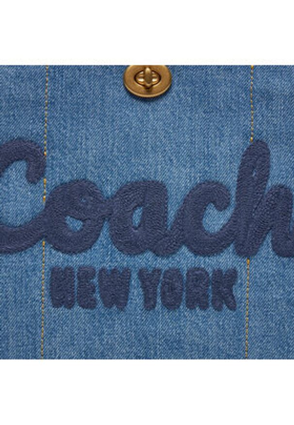 Coach Torebka Cargo CR657 B4/IN Niebieski. Kolor: niebieski