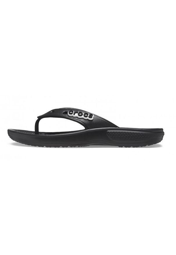 Japonki damskie Crocs Classic Flip. Kolor: czarny. Materiał: materiał, syntetyk