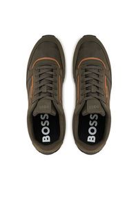 BOSS - Boss Sneakersy Kai 50529542 Zielony. Kolor: zielony. Materiał: materiał #3