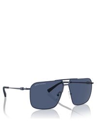 Armani Exchange Okulary przeciwsłoneczne 0AX2050S 609980 Granatowy. Kolor: niebieski