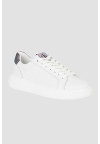 Calvin Klein - CALVIN KLEIN Białe sneakersy, Rozmiar 41. Kolor: biały. Materiał: skóra #2