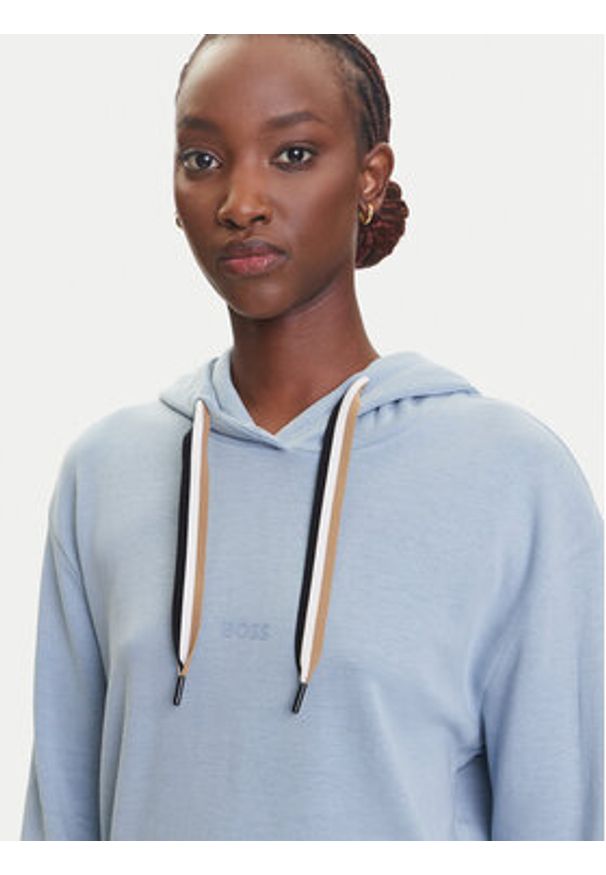 BOSS Bluza CP Stripe 50524760 Błękitny Regular Fit. Kolor: niebieski. Materiał: bawełna