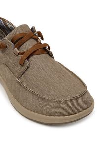 skechers - Skechers Półbuty Melson - Planon 210116/TPE Beżowy. Kolor: beżowy. Materiał: materiał #3