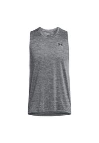 Tank top Under Armour Tech. Kolor: szary, czarny, wielokolorowy. Materiał: tkanina. Styl: sportowy #1
