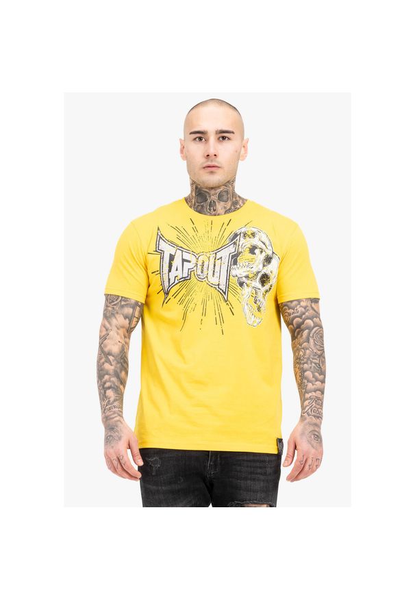 TAPOUT - T-shirt o klasycznym kroju Tapout Blade. Kolor: wielokolorowy, żółty, czarny