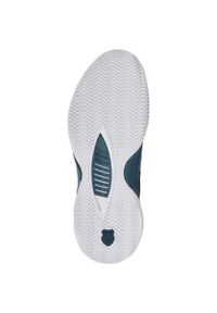 Buty do tenisa męskie K-Swiss Hypercourt Supreme 2. Kolor: biały, wielokolorowy, niebieski. Materiał: materiał, syntetyk. Szerokość cholewki: normalna. Sport: tenis