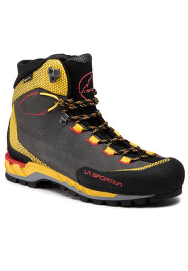 LA SPORTIVA - La Sportiva Trekkingi Trango Tech Leather Gtx GORE-TEX 21S999100 Czarny. Kolor: czarny. Materiał: nubuk, skóra. Technologia: Gore-Tex. Sport: turystyka piesza
