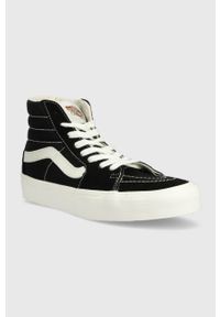 Vans trampki SK8-Hi VR3 kolor czarny VN0005UN1KP1. Nosek buta: okrągły. Zapięcie: sznurówki. Kolor: czarny. Materiał: guma. Szerokość cholewki: normalna #5
