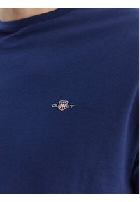 GANT - Gant T-Shirt Shield 2003184 Granatowy Regular Fit. Kolor: niebieski. Materiał: bawełna #3