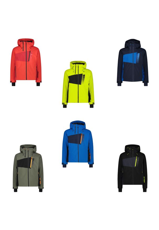 Kurtka męska narciarska męska CMP 34W4667. Kolor: czerwony. Sezon: zima. Sport: narciarstwo