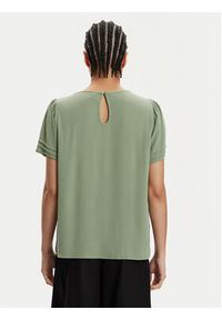 Vero Moda Bluzka Menny 10303665 Zielony Regular Fit. Kolor: zielony. Materiał: wiskoza #3
