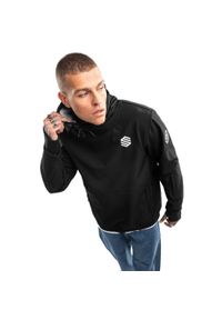 SIROKO - Kurtka lifestyle męska W1 Skywalk LF. Kolor: czarny. Materiał: materiał, softshell