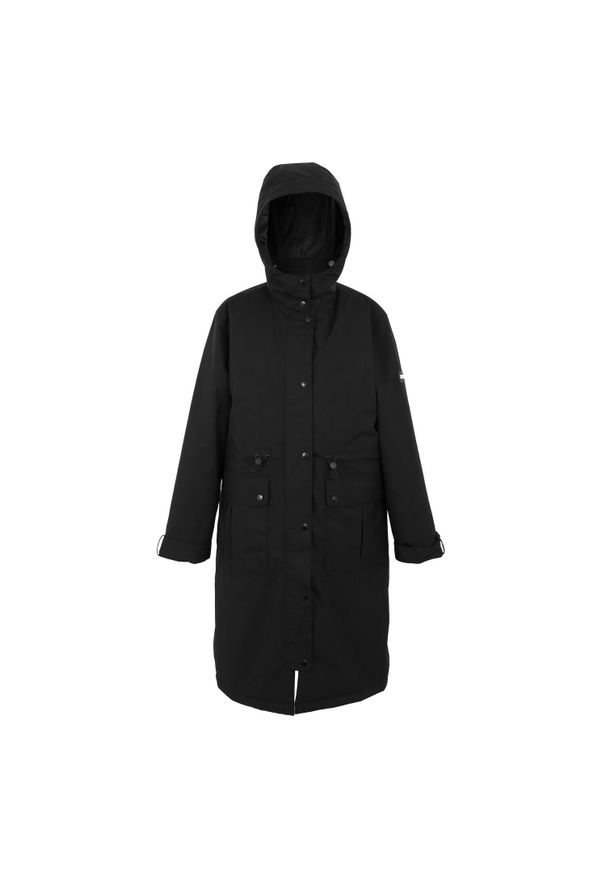 Regatta - Kurtka Wodoodporna Ocieplana Damska Yannta. Kolor: czarny. Sport: turystyka piesza