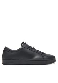 Calvin Klein Sneakersy Low Top Lace Up Lth HM0HM01971 Czarny. Kolor: czarny. Materiał: skóra