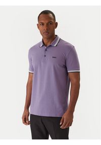 BOSS Polo Paddy 50469055 Fioletowy Regular Fit. Typ kołnierza: polo. Kolor: fioletowy. Materiał: bawełna #1