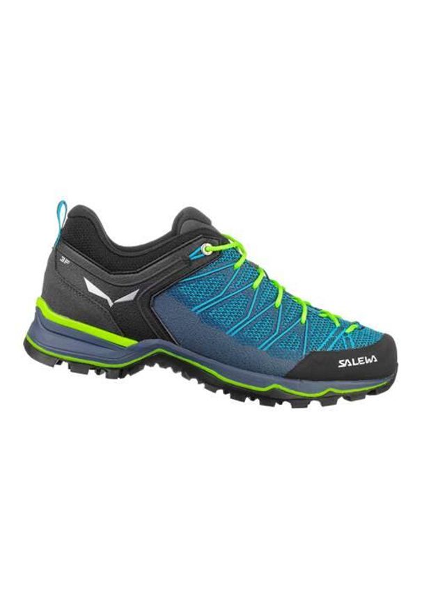 Buty trekkingowe męskie Salewa MS Mtn Trainer Lite. Zapięcie: sznurówki. Kolor: niebieski. Materiał: syntetyk, materiał, tkanina. Szerokość cholewki: normalna. Sport: turystyka piesza