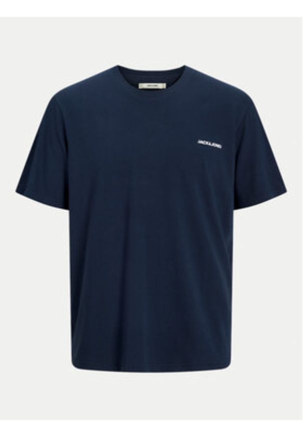 Jack & Jones Piżama Everest 12273633 Granatowy Standard Fit. Kolor: niebieski. Materiał: syntetyk, bawełna