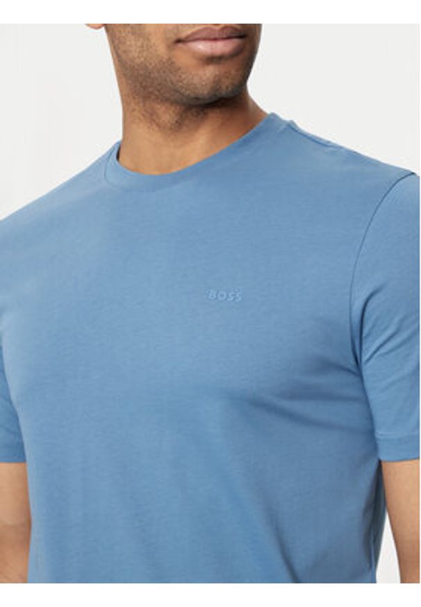 BOSS - Boss T-Shirt Thompson 01 50468347 Niebieski Regular Fit. Kolor: niebieski. Materiał: bawełna