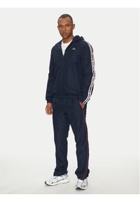 Lacoste Dres WH8987 Granatowy Regular Fit. Kolor: niebieski. Materiał: syntetyk