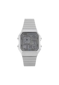 Casio Zegarek A130WE-7AEF Srebrny. Kolor: srebrny