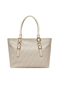 Tous - TOUS Torebka Buckles Silhouette 2002201901 Beżowy. Kolor: beżowy. Materiał: skórzane #4