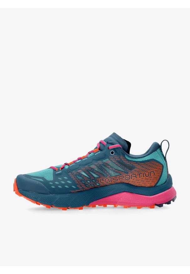LA SPORTIVA - Buty trailowe damskie La Sportiva Jackal II. Kolor: pomarańczowy, wielokolorowy, niebieski, fioletowy. Materiał: materiał, syntetyk. Szerokość cholewki: normalna