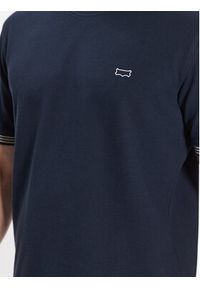 Sisley T-Shirt 3B2ZS102F Granatowy Regular Fit. Kolor: niebieski. Materiał: bawełna #5