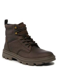 CAT Footwear Trapery Practitioner Mid P725843 Brązowy. Kolor: brązowy. Materiał: skóra #6
