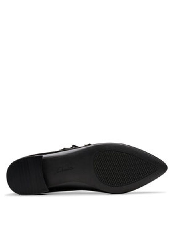 Clarks Półbuty Natalyn Lane 26181930 Czarny. Kolor: czarny. Materiał: skóra