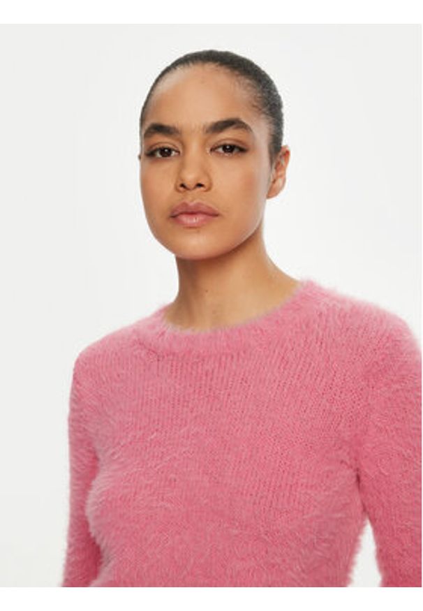 Weekend Max Mara Sweter Arsenio 2515361081 Różowy Regular Fit. Kolor: różowy. Materiał: syntetyk