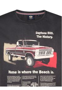 Petrol Industries T-Shirt M-1050-TSR604 Czarny Regular Fit. Kolor: czarny. Materiał: bawełna #5