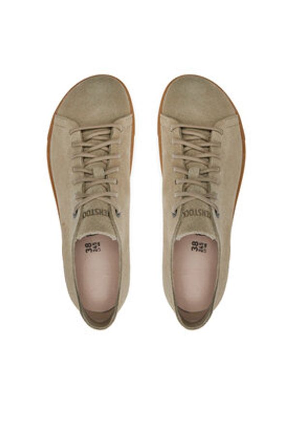 Birkenstock Sneakersy Bend Low Decon Lenb 1024657 Beżowy. Kolor: beżowy. Materiał: skóra, nubuk